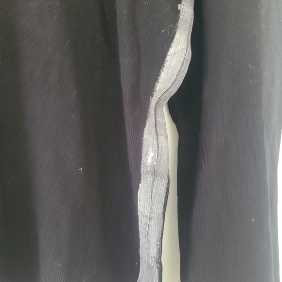 Ermanna Women Contrast Trim Knit Sweater Size 38 Black Metallic Gray Lightweight - Picture 2 of 8